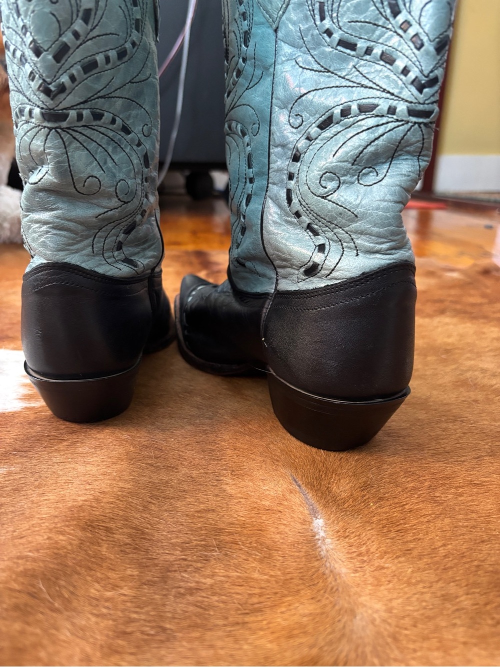Tony Lama Ladies Vaquero Western boot in Azul. Size 7B - Picture 6 of 8
